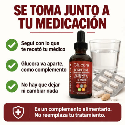 Glucora™ Apoyo Natural para la Glucosa, Energía y Antojos
