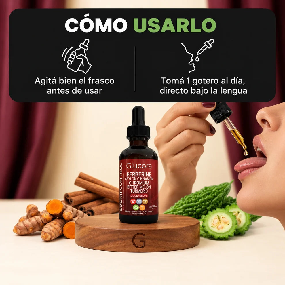 Glucora™ Apoyo Natural para la Glucosa, Energía y Antojos