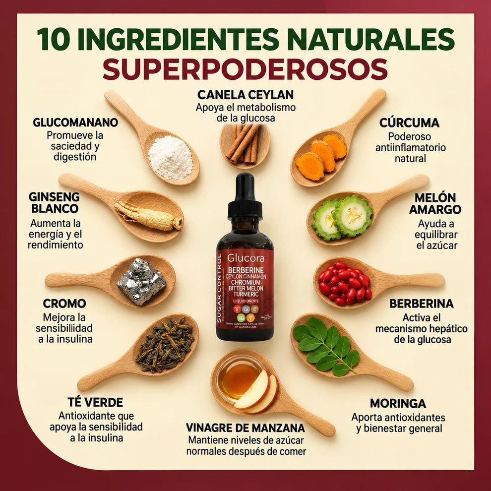 Glucora™ Apoyo Natural para la Glucosa, Energía y Antojos