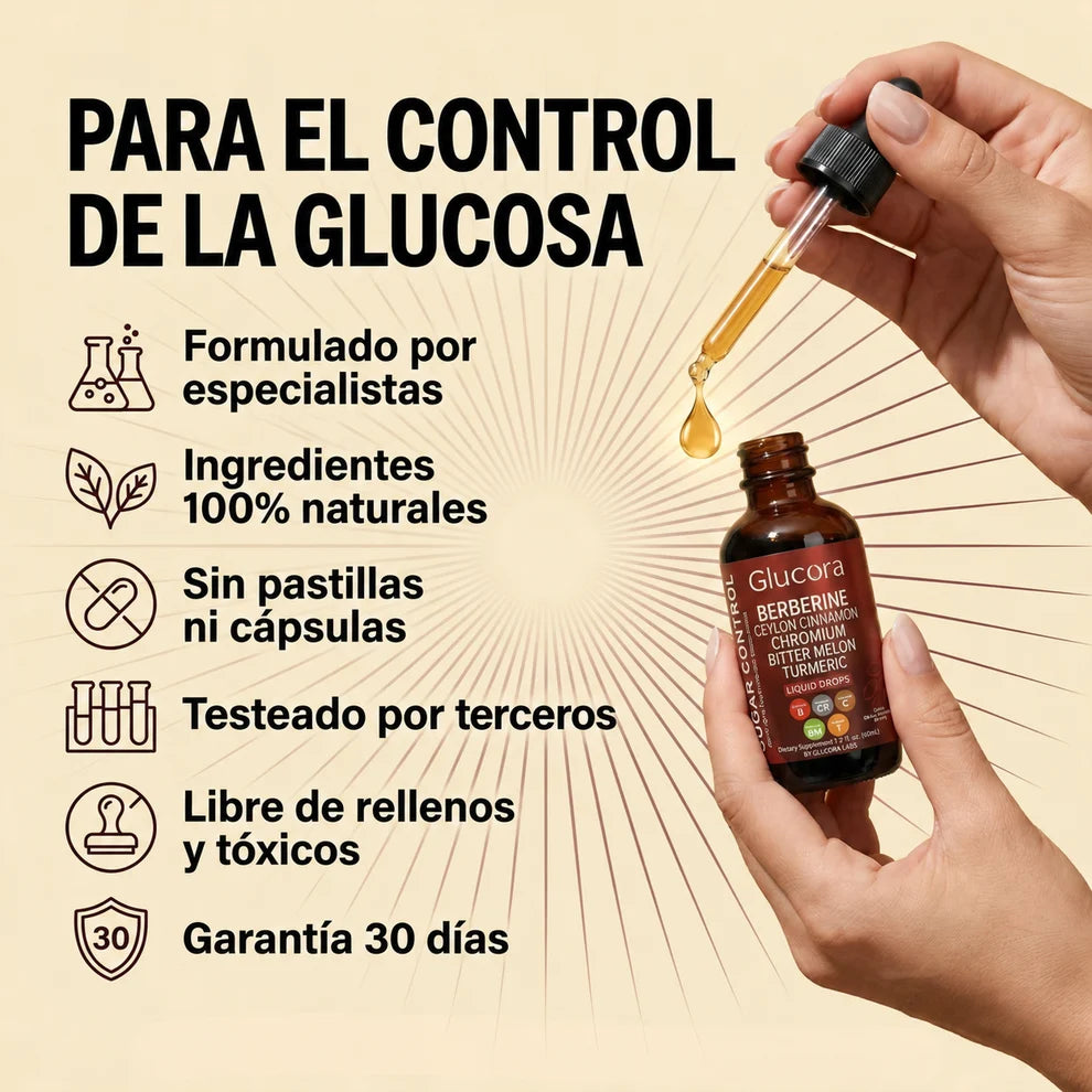 Glucora™ Apoyo Natural para la Glucosa, Energía y Antojos